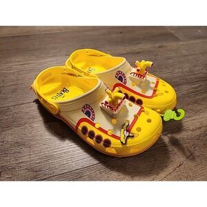 Crocs x The Beatles Yellow Submarine Classic Clog Men's 8 W10 Style 210893-90H